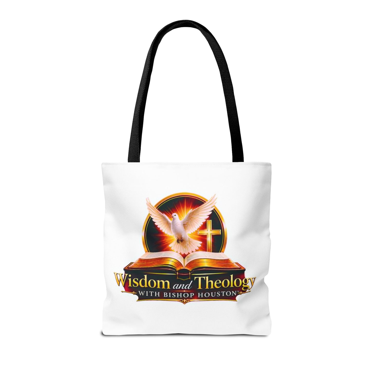 Christian Wisdom & Theology Tote Bag — 'Wisdom and Theology with Bishop Houston' Inspirational Faith Tote