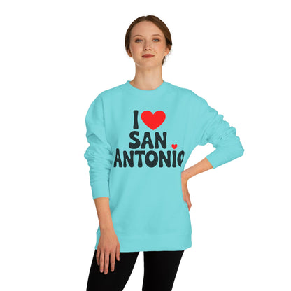 I Heart San Antonio Sweatshirt — Cute City Pride Crewneck