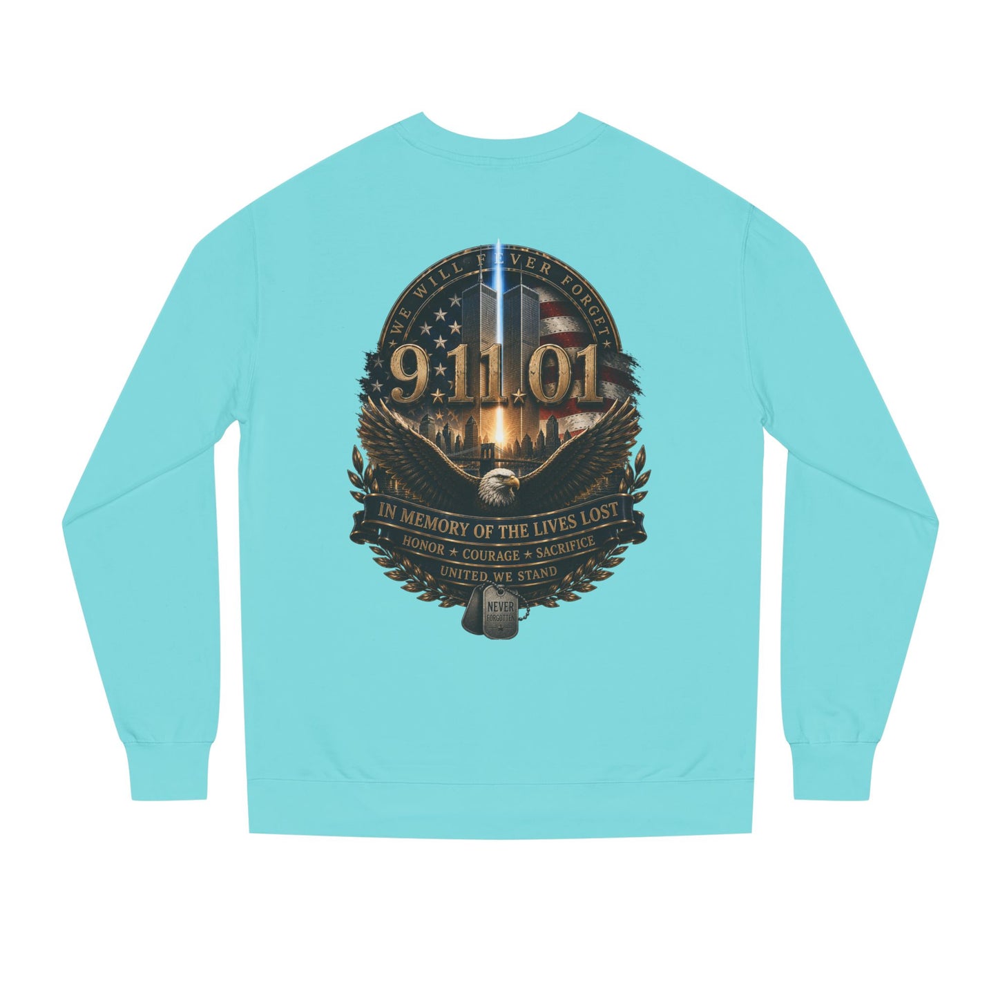 9/11 Memorial Sweatshirt – In Memory of the Lives Lost Tribute Crewneck