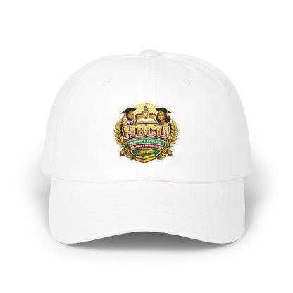 Dad Cap with Vintage Floral Crest Embroidered Design