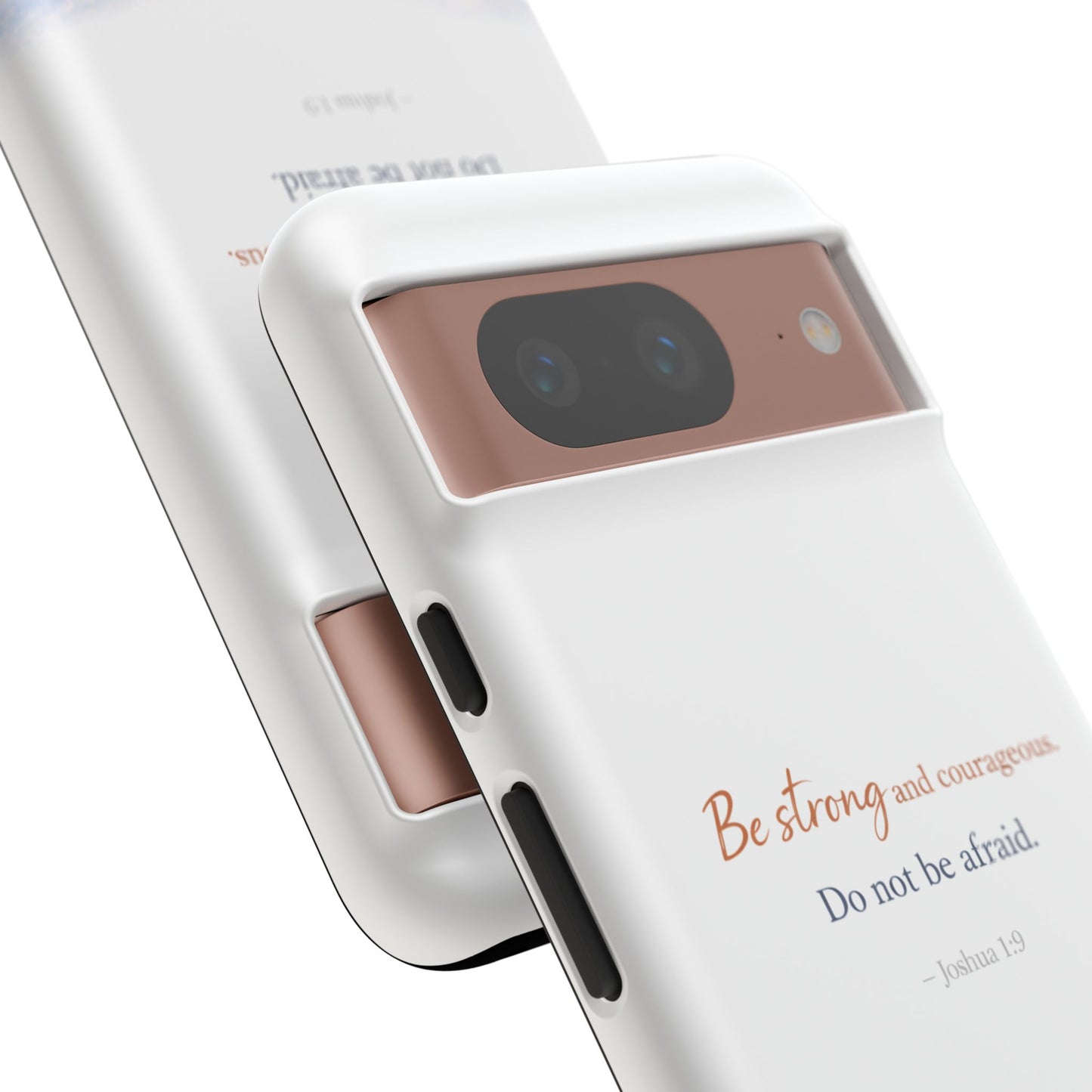 Inspirational 'Be Strong and Courageous' Phone Case — Joshua 1:9 Christian Protective Tough Case