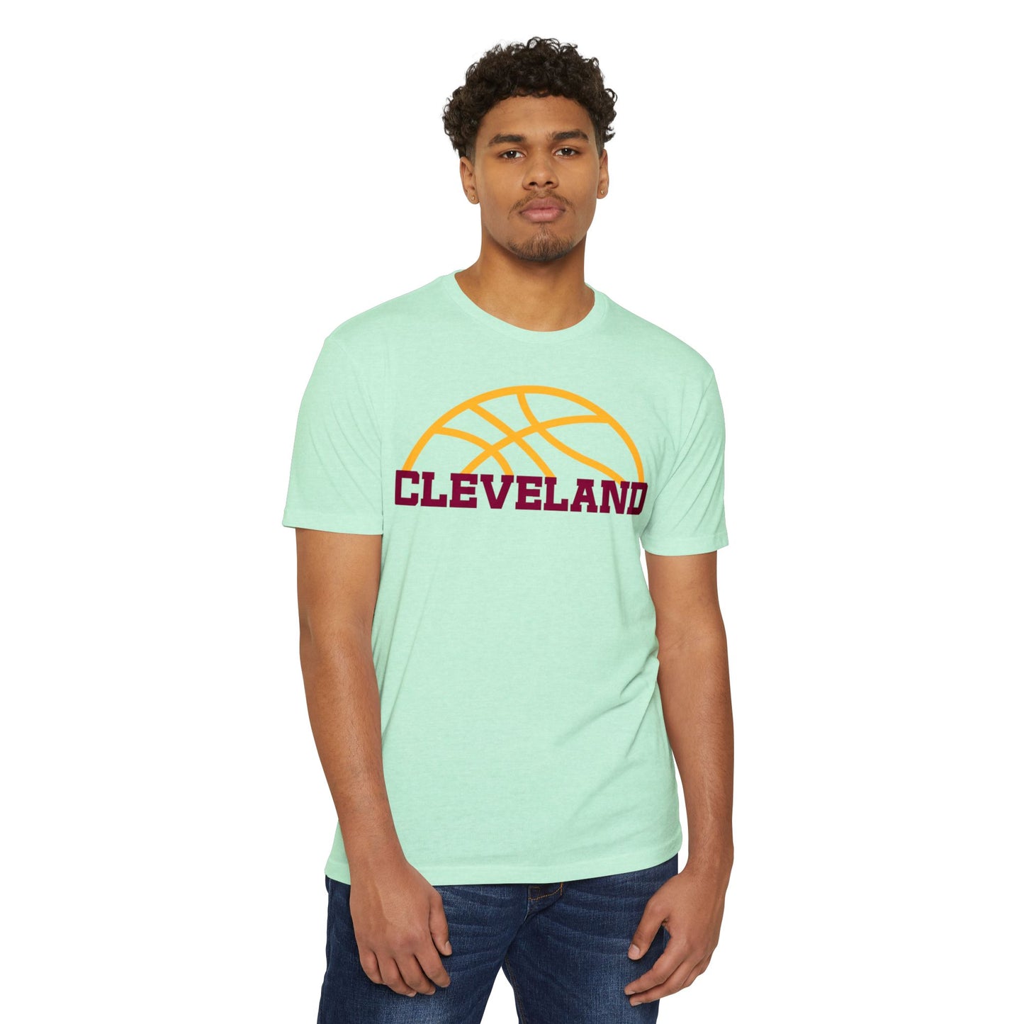 Cleveland  T-Shirt — Retro Hoop Team Tee
