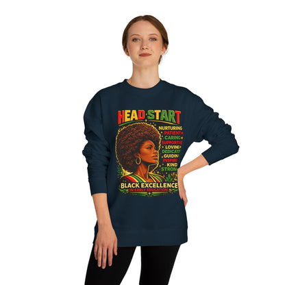 Head Start Black Excellence Sweatshirt — Afrocentric Empowerment Crewneck