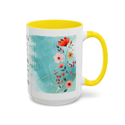 Mother Coffee Mug — “Not Just a Word but a Whole World” Floral Gift (11/15oz)