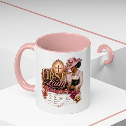 First Lady Church Coffee Mug — Inspirational Faith & Sunday Best Design