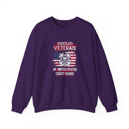 Proud Veteran of United States Coast Guard Sweatshirt