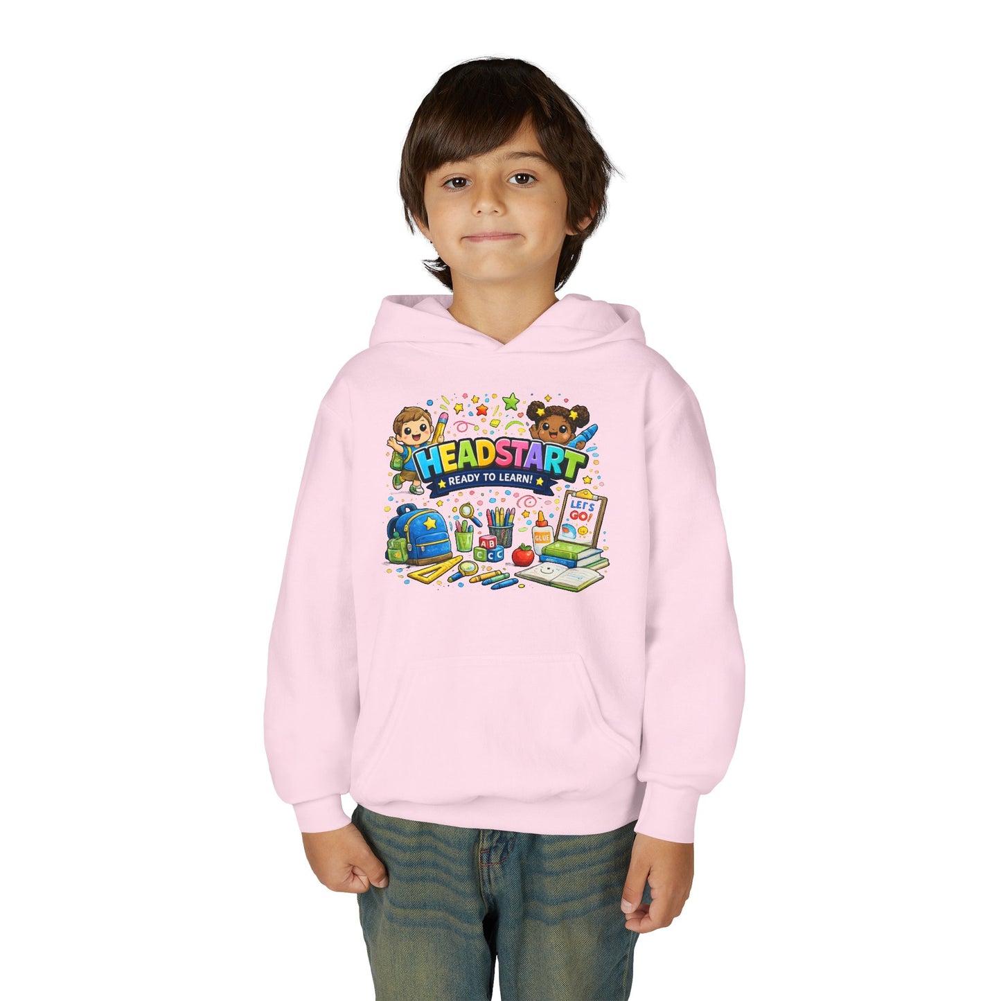 Head Start Kids Hoodie – 'Ready to Learn' Back-to-School Youth Sweatshirt