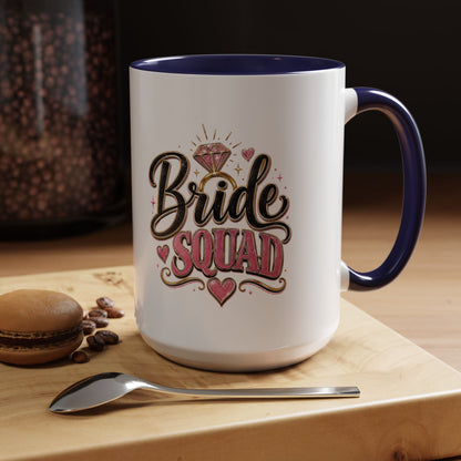 Bride Squad Coffee Mug — Bachelorette Party Gift, Bridal Shower Accent Mug