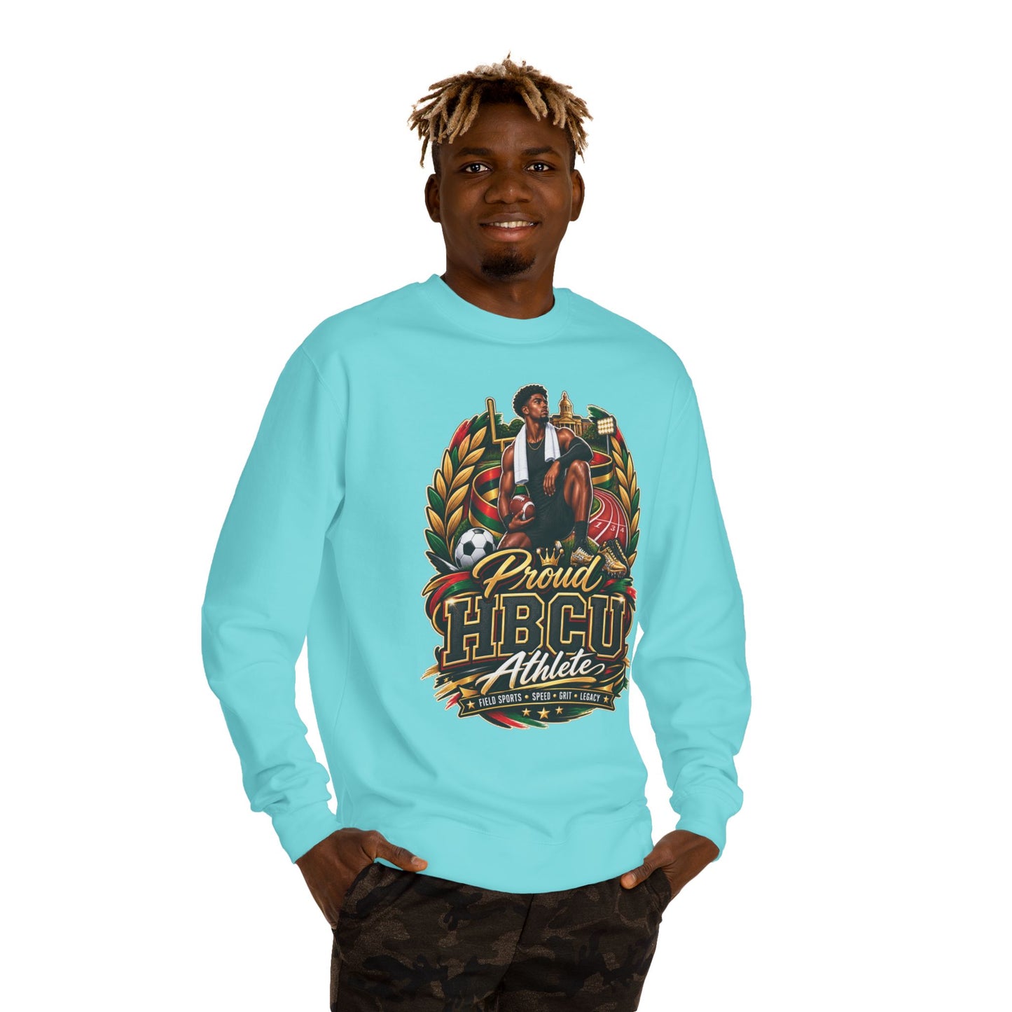 HBCU Athlete Crewneck — Proud HBCU College Sports Sweatshirt