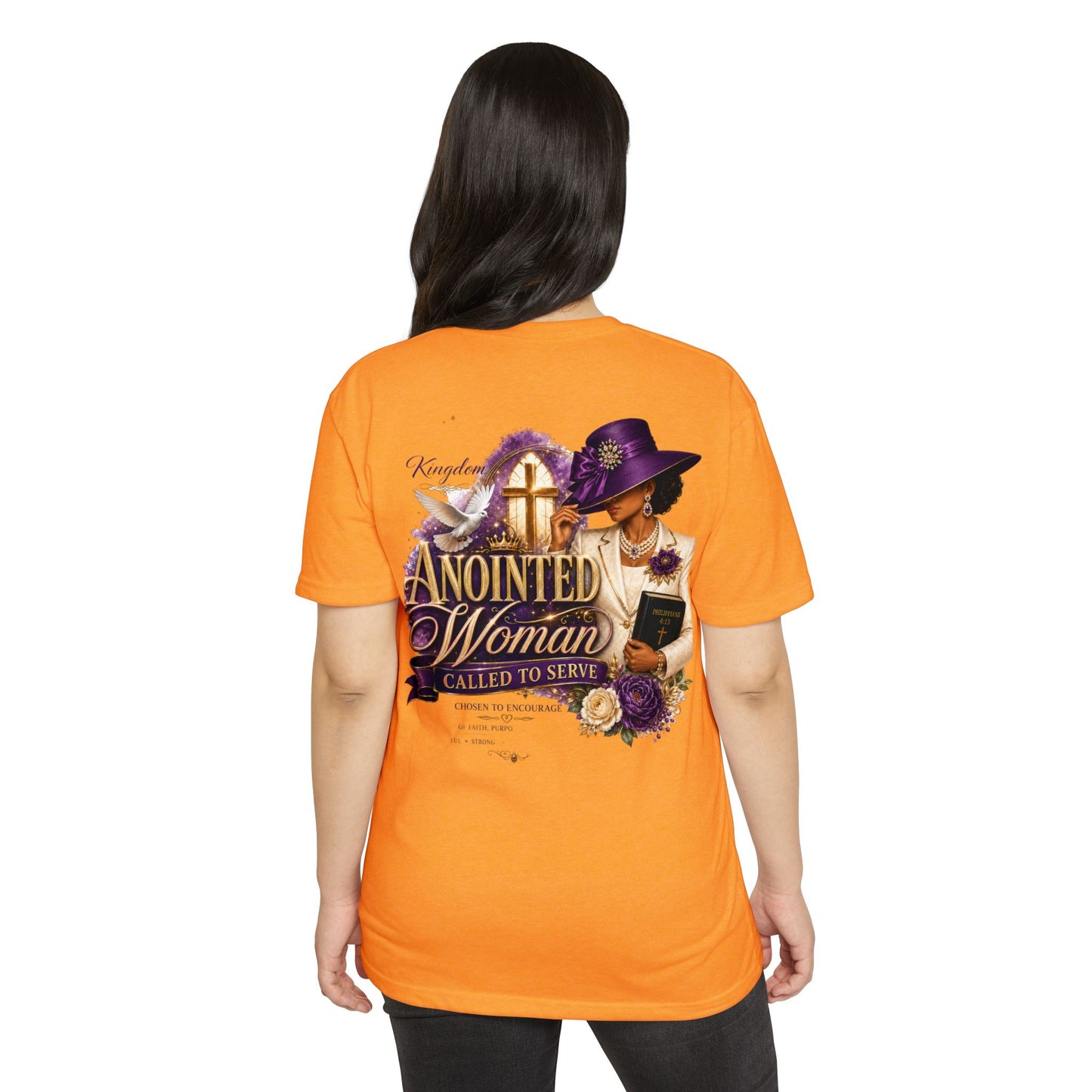 Anointed Woman T-Shirt — "Called to Serve" Christian Faith Tee