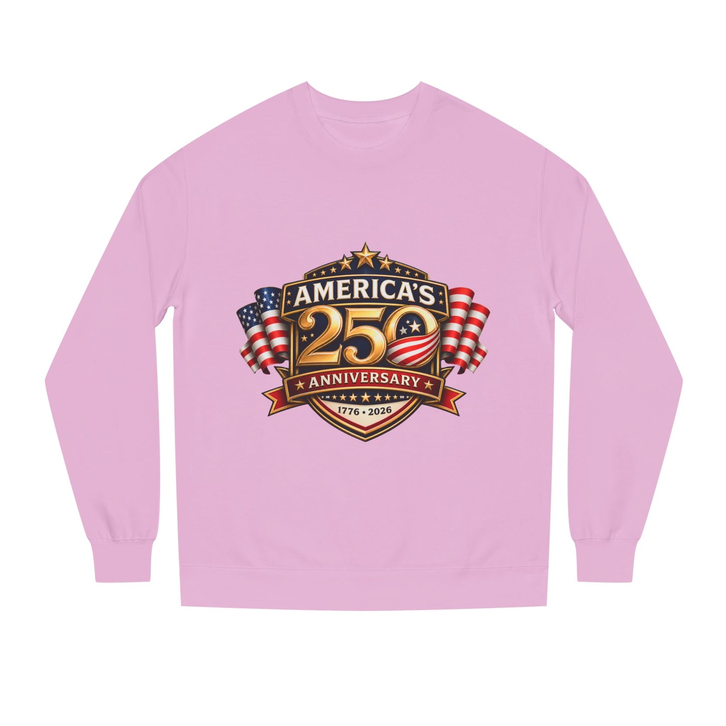 America's 25th Anniversary Sweatshirt — Patriotic USA Flag Crewneck (1776–2026)