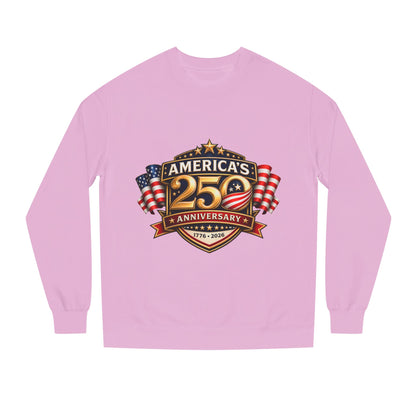 America's 25th Anniversary Sweatshirt — Patriotic USA Flag Crewneck (1776–2026)