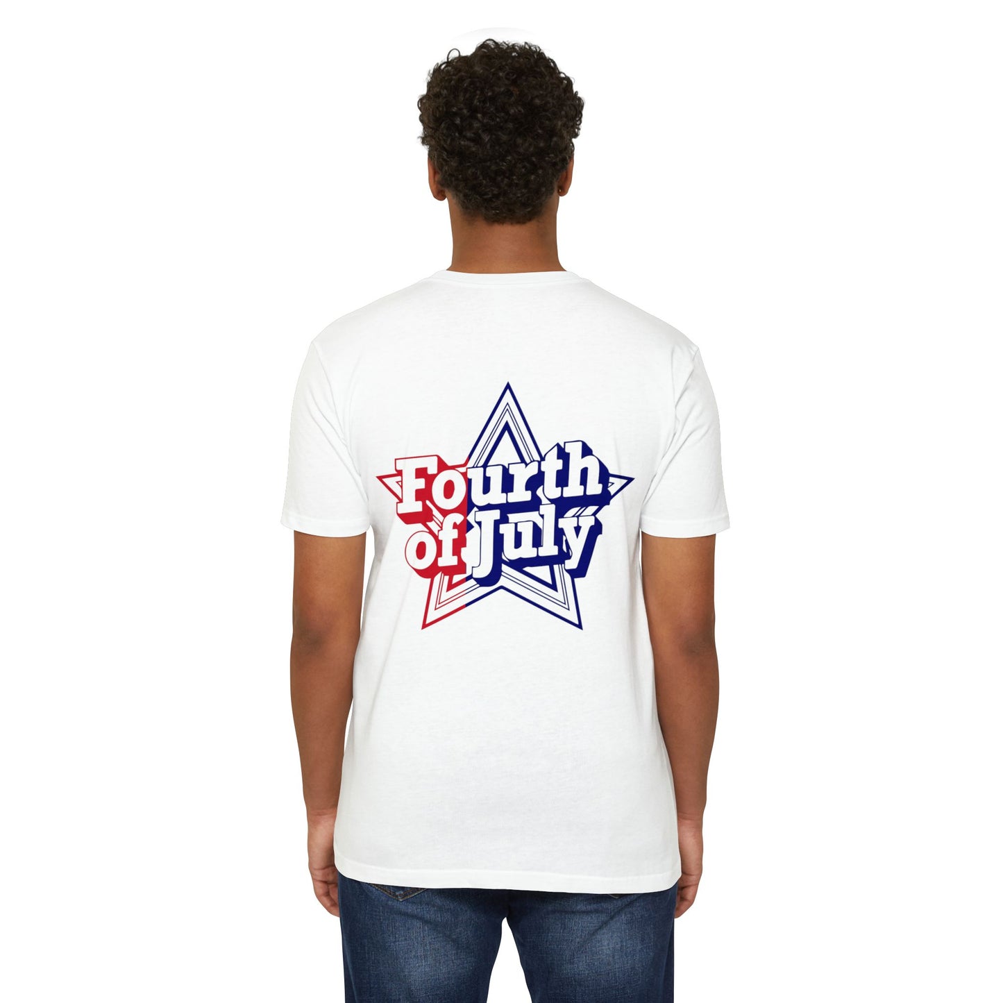 Fourth of July Star T-Shirt — Retro Patriotic Independence Day Tee