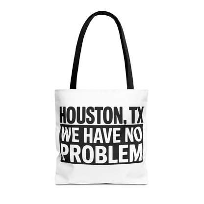 Houston TX Tote Bag — 'We Have No Problem' Graphic Market Tote