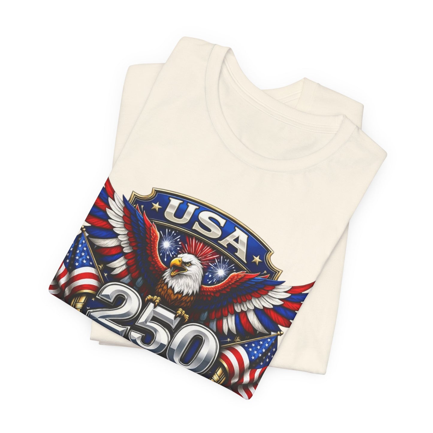 USA 250th Eagle T-Shirt — 1776–2026 Patriotic American Independence Tee