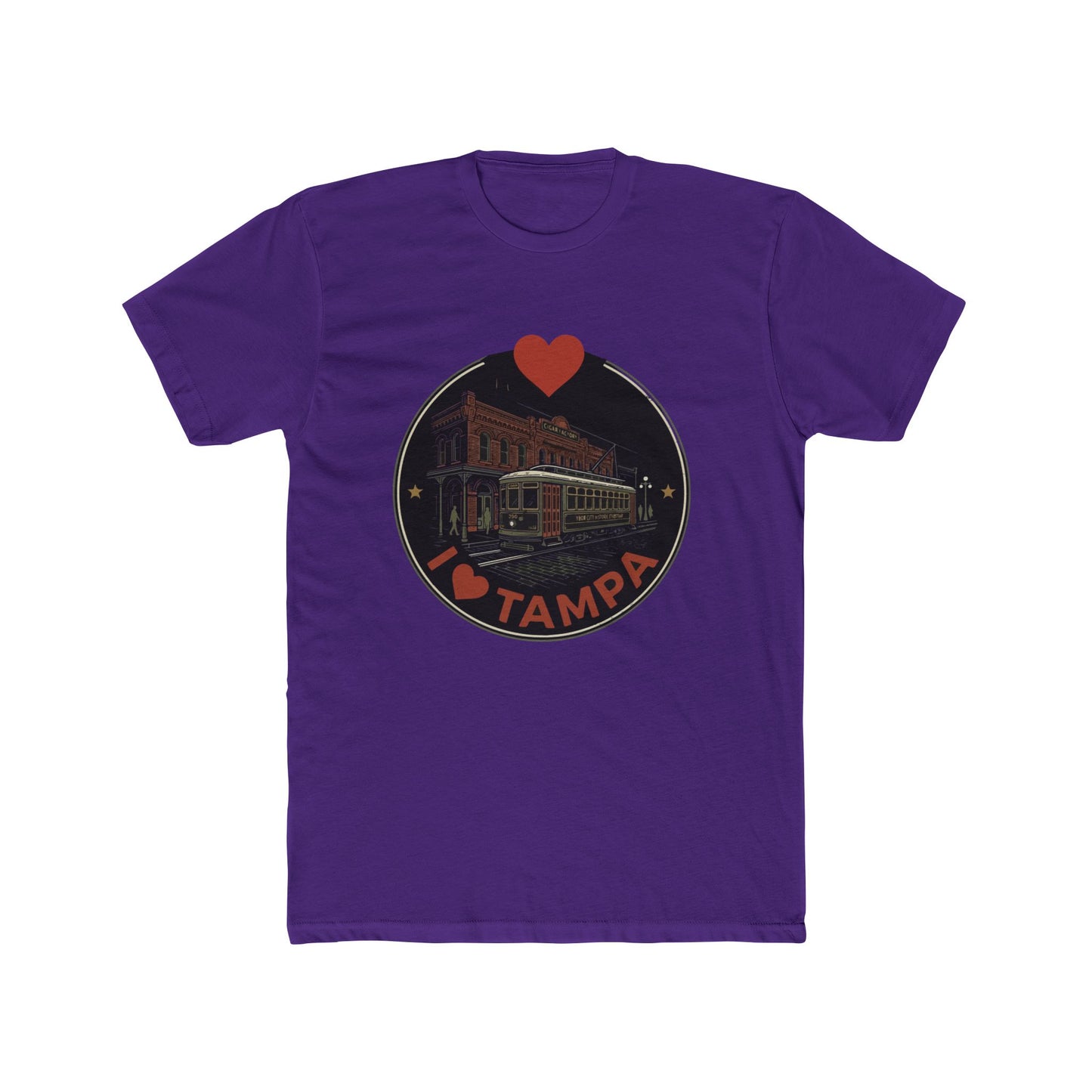 I Heart Tampa Streetcar T-Shirt — Retro Tampa Vintage City Tee