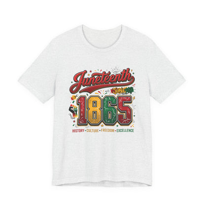 Juneteenth 1865 Celebration Tee — History • Culture • Freedom Graphic T-Shirt