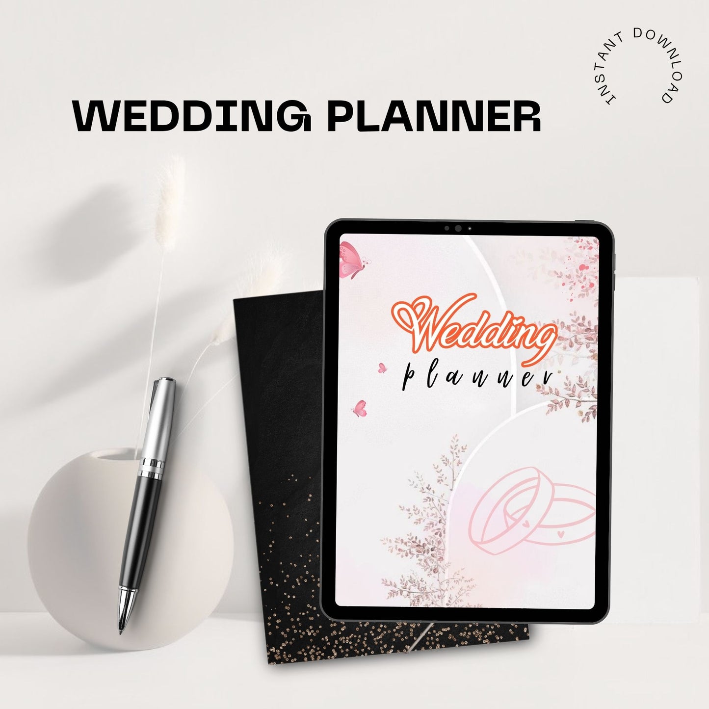 Wedding Planner Printable | Bridal Planner | Wedding Organizer | Wedding Checklist | Budget & Timeline Planner PDF