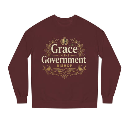 Grace in the Government Sweatshirt — Bishop Inspirational Christian Crewneck