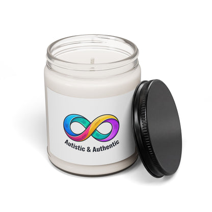 Autistic & Authentic Soy Candle, Neurodiversity Pride, Sensory-Friendly