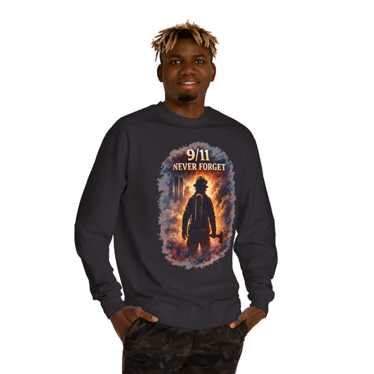 9/11 Never Forget Firefighter Sweatshirt