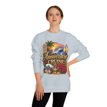 Anniversary Cruise Sweatshirt — Romantic Cruise Vacation Crewneck