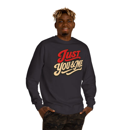 Just You & Me Sweatshirt – Retro Couples Crewneck