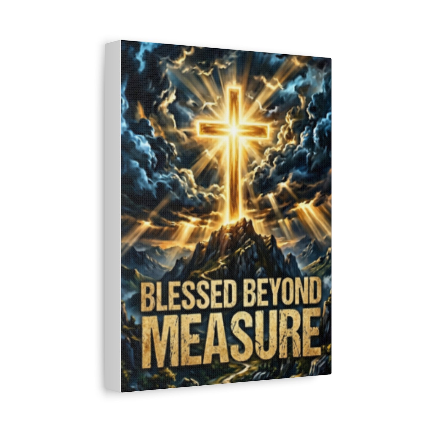 Blessed Beyond Measure Canvas Wall Art