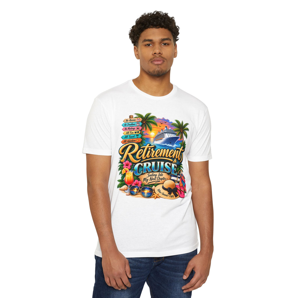 Retirement Cruise T-Shirt — Vacation & Farewell Party Tee