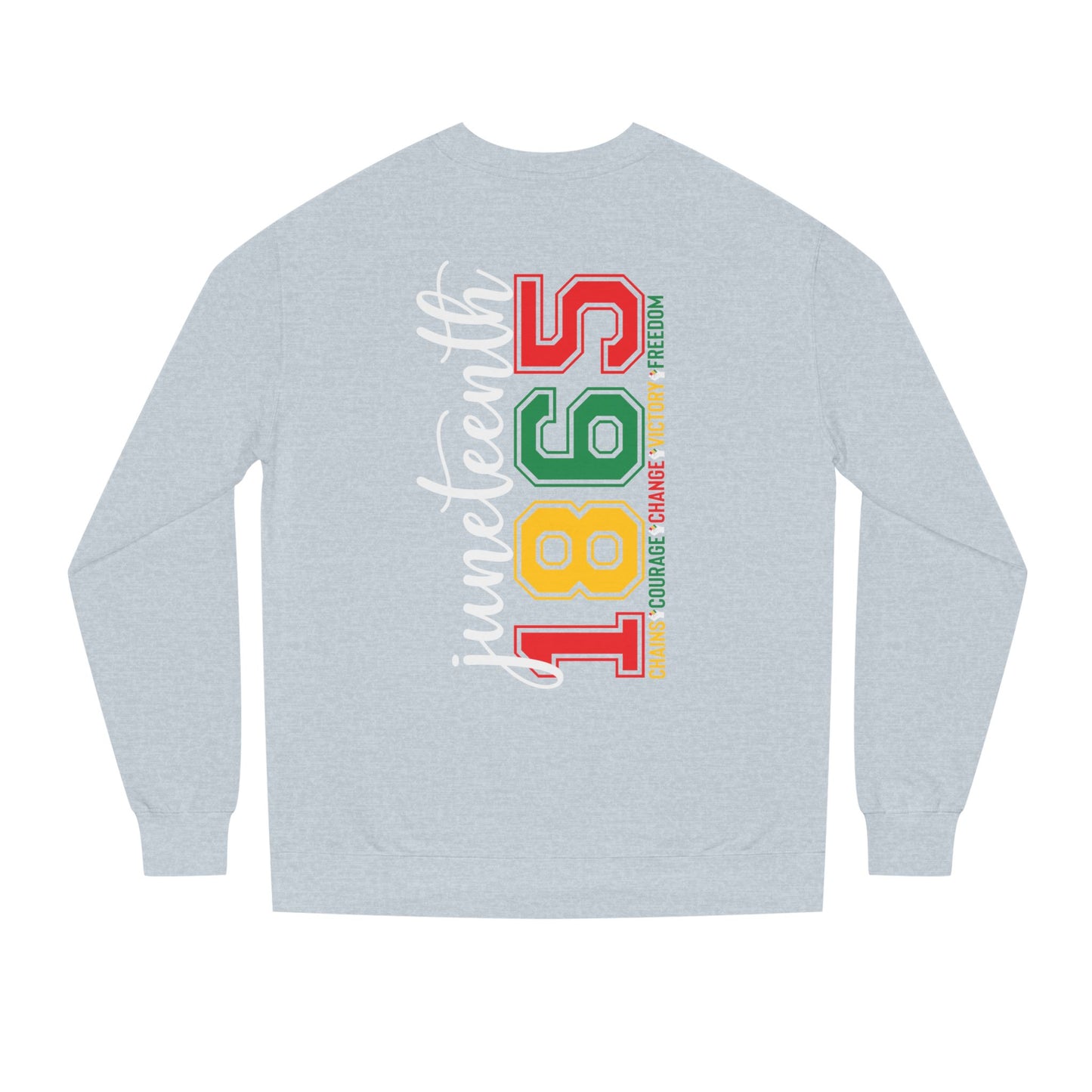 Juneteenth 1865 Crewneck Sweatshirt – Black Liberation Pride Graphic
