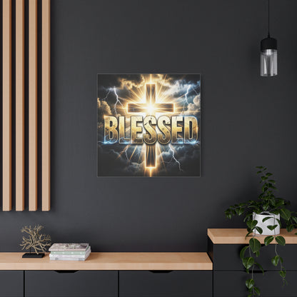 Copy of Blessed Cross Matte Canvas Wall Art
