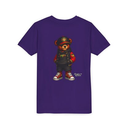 Youth Tee — 'Unity' Streetwear Teddy Bear Graphic Shirt