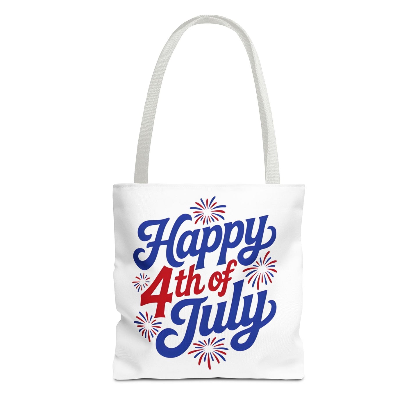 Happy 4th of July Tote Bag — Patriotic Fireworks Market Tote