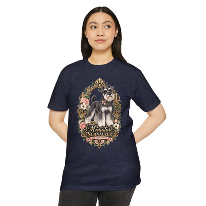 Miniature Schnauzer Floral Tee