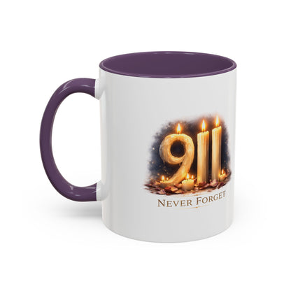 9/11 Never Forget Memorial Coffee Mug