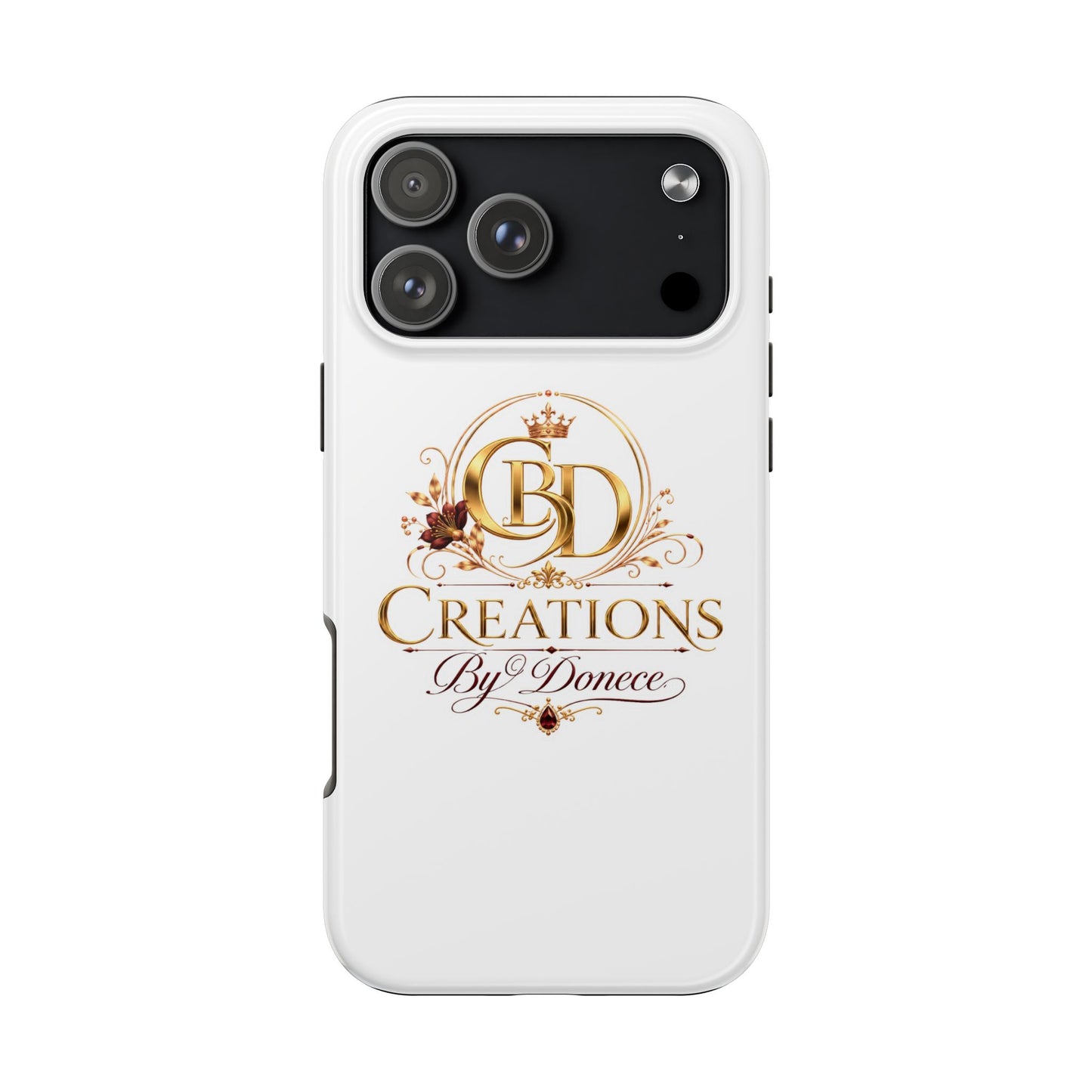 BD Creations By Donece Elegant Logo Tough Phone Case — Protective iPhone Cover