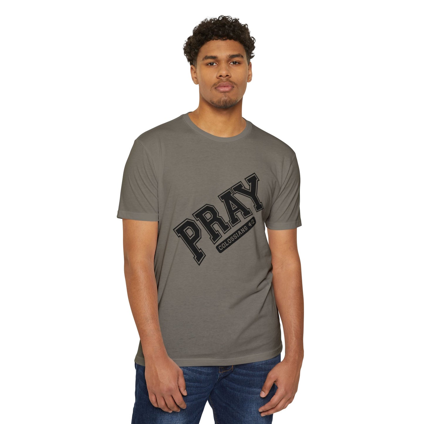 Pray Colossians 4:2 Christian T-Shirt — Faith Prayer Tee