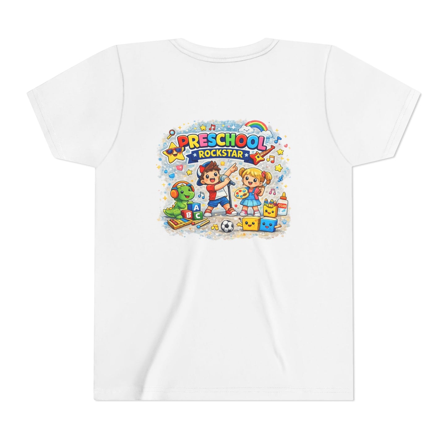 Preschool Rockstar Youth Tee — Cute Back-to-School Toddler Shirt