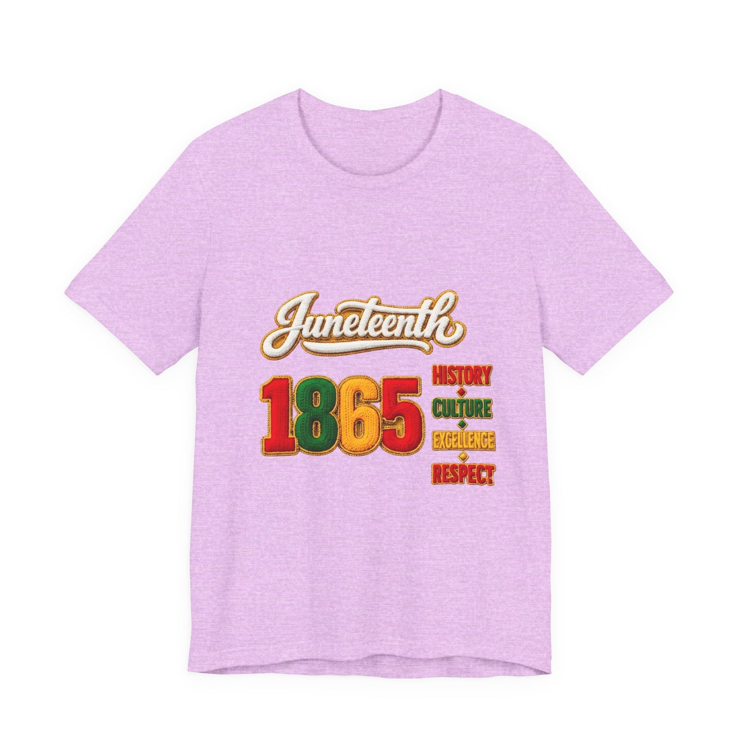 Juneteenth 1865 Tee — History • Culture • Excellence • Respect T-Shirt