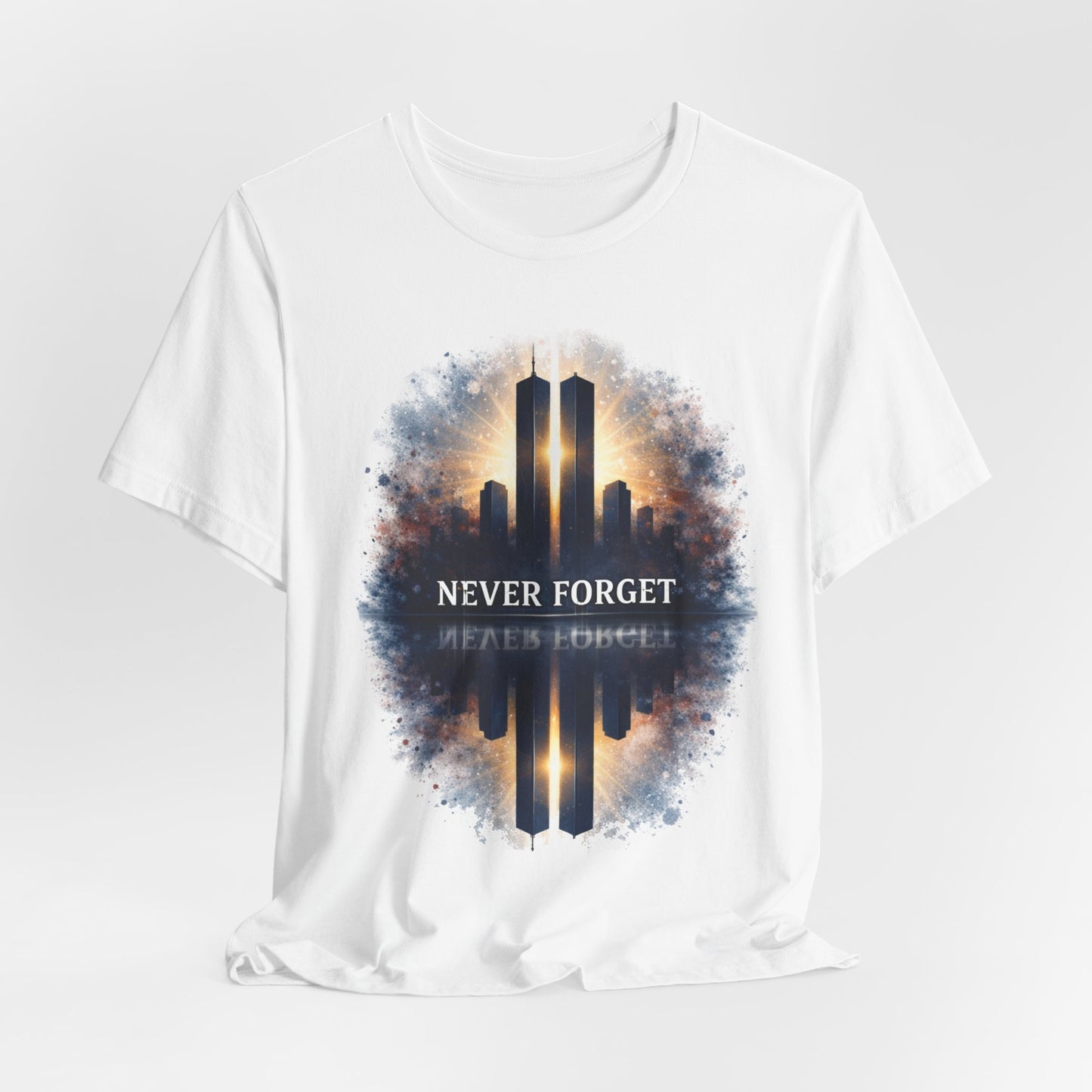 9/11 Never Forget Tee — World Trade Center Memorial Shirt