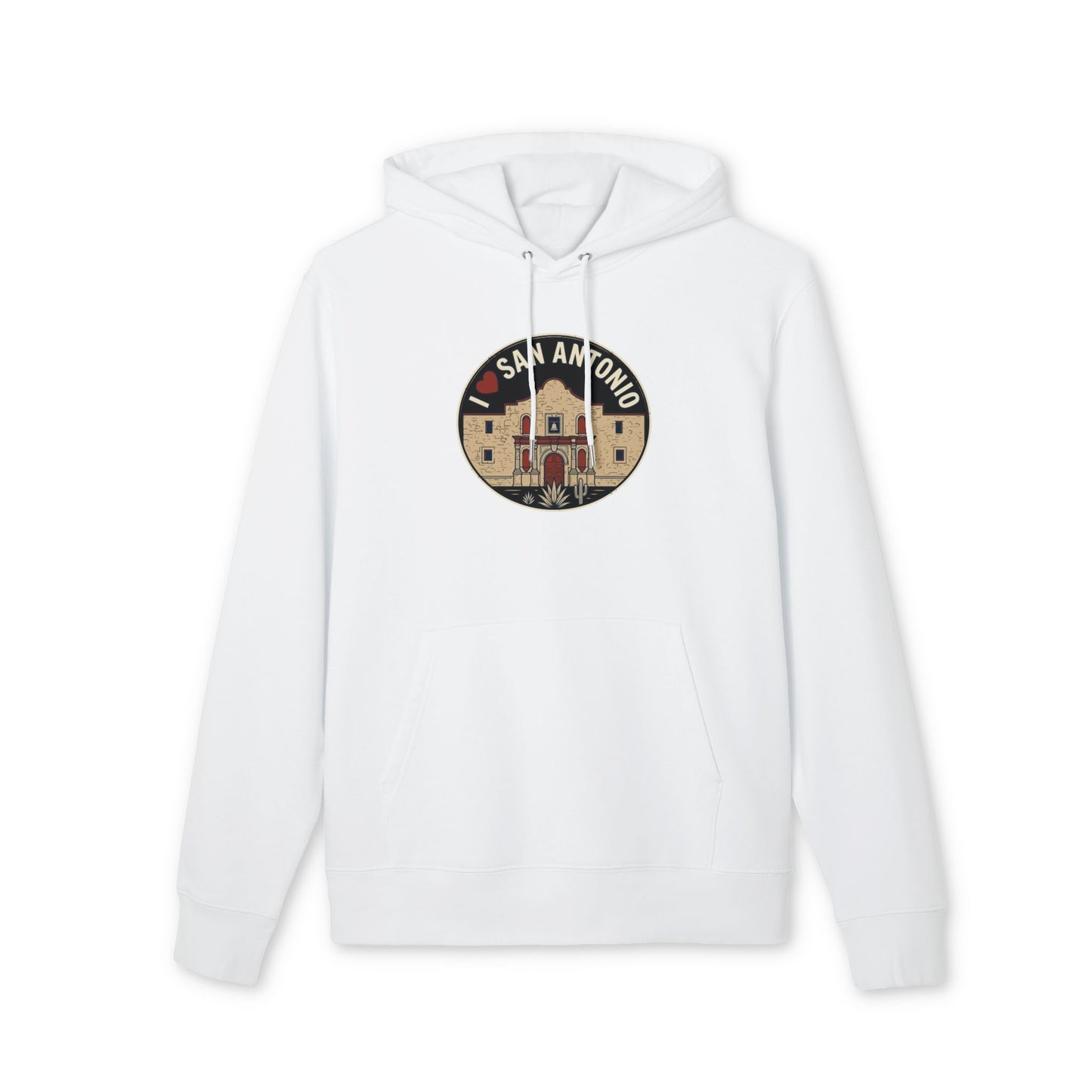 San Antonio Alamo Hoodie — Vintage Travel Graphic Pullover