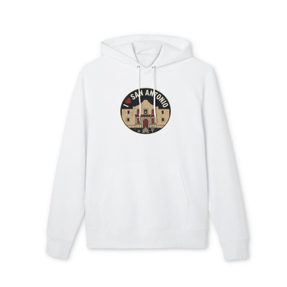 San Antonio Alamo Hoodie — Vintage Travel Graphic Pullover
