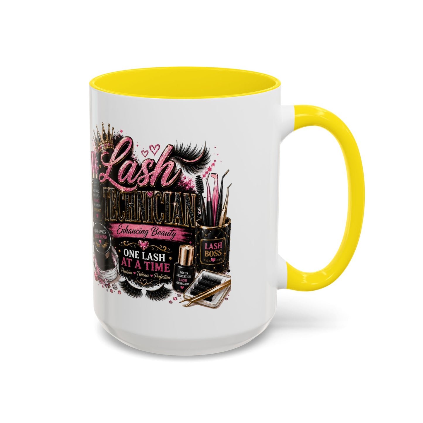 Lash Technician Coffee Mug — "Lash Technician: One Lash at a Time" Accent Mug