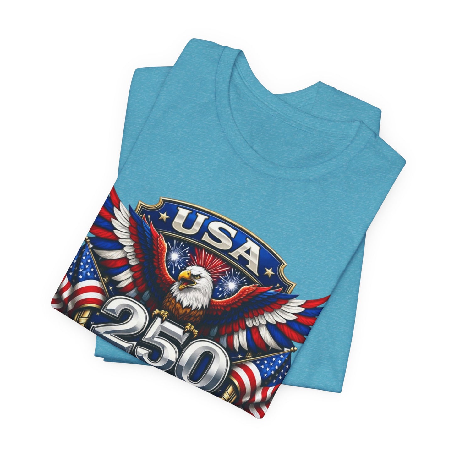 USA 250th Eagle T-Shirt — 1776–2026 Patriotic American Independence Tee