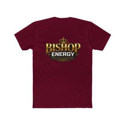 Bishop Energy Graphic Tee — Bold Gold Crown Logo T-Shirt