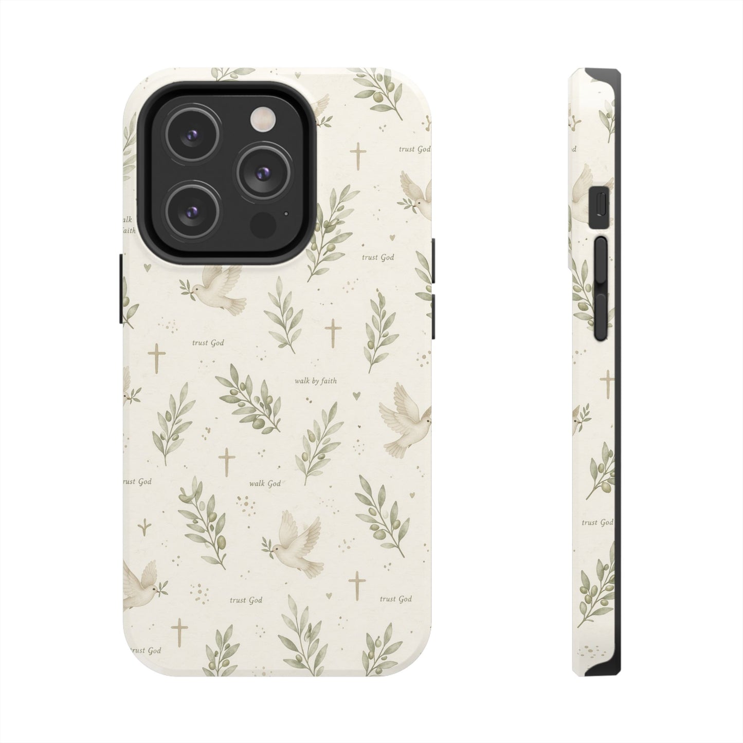Walk By Faith Phone Case | Christian Floral iPhone Case