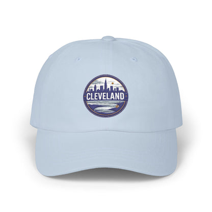 Cleveland Skyline Dad Cap — Embroidered City Patch Baseball Hat