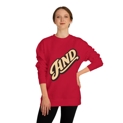 Kind Script Sweatshirt — Retro 'KIND' Graphic Crewneck