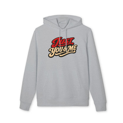 Just You & Me Hoodie — Retro Script Couples Pullover