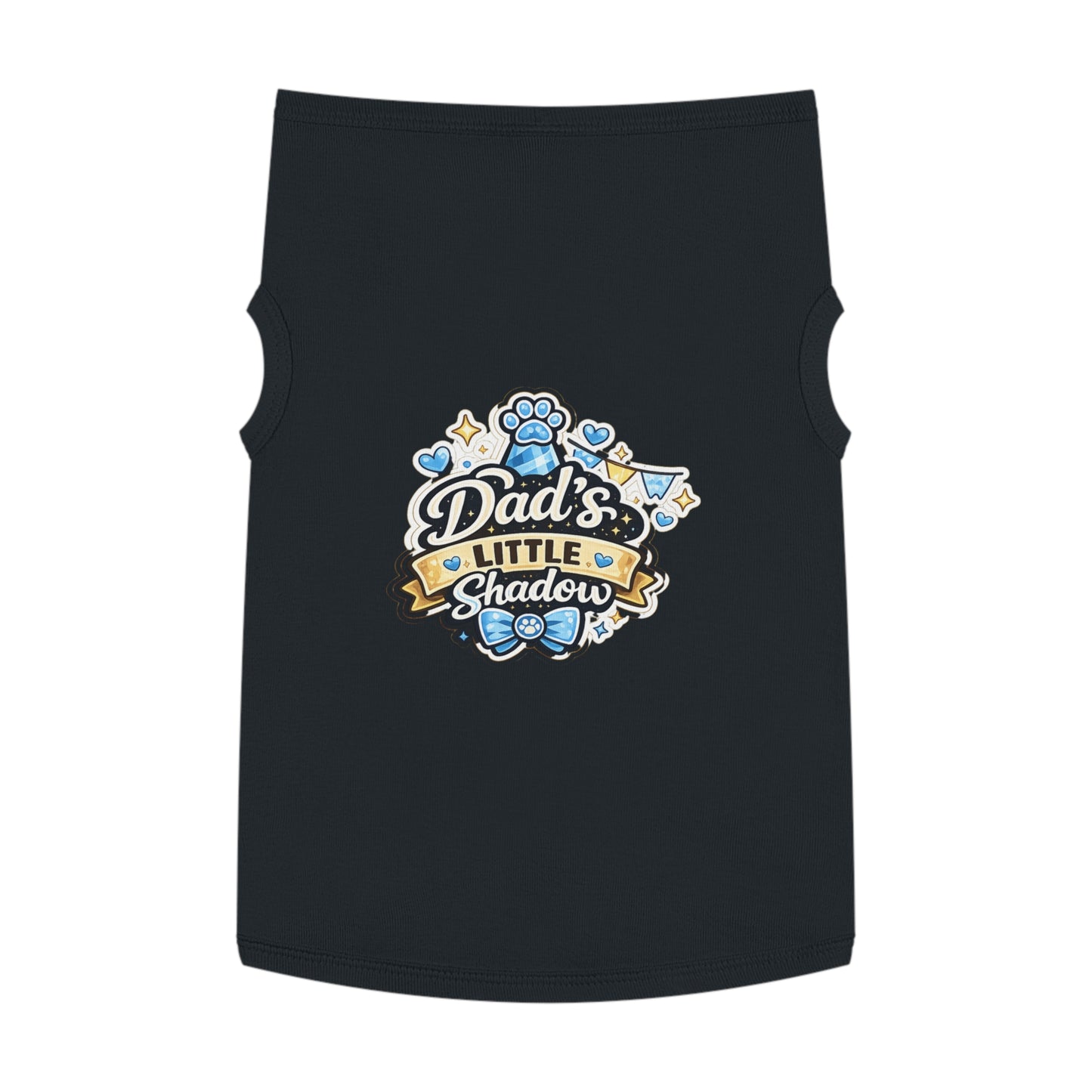Pet Tank Top - "Dad's Little Shadow" Cute Dog Shirt for Father’s Day & Pet Lovers